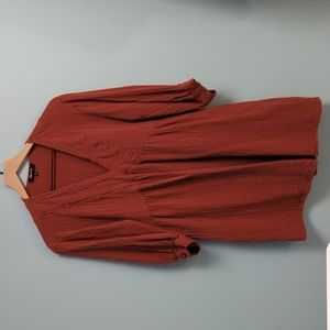 Madewell lightspun v neck mini dress